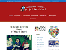 Tablet Screenshot of headstartnetwork.com